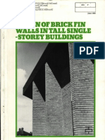 Design of Brick Fin Walls in Tall Single-Storey Buildings 0690