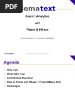 Search Analytics with Flume and HBase