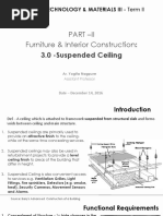 False Ceiling Design and Materials Guide | PDF | Drywall | Ceiling