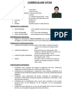 Curriculum Vitae Juan Deive Ventura Laura