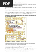 Forum Kode Syair Singapore | Pdf