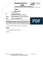 Informe Nº003 - Remito Informe de Requerimiento de Una Silla de Oficina Atm