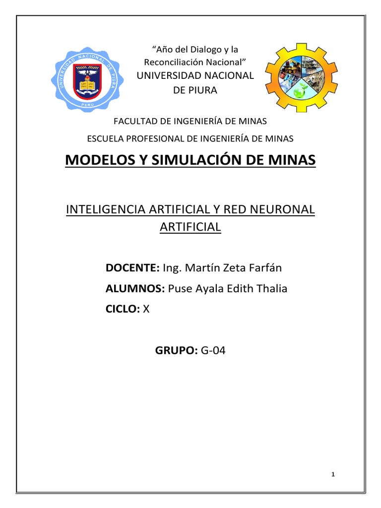 Red Neuronal Artificial Pdf Inteligencia Artificial Inteligencia