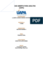 Gestión Humana 1 Trabajo Final