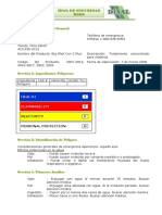 Msds Big Shop 2 Detergente Biodegradable