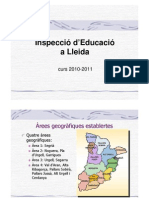 Inspecció D'educació A Lleida 2010