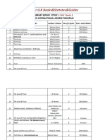 2nd Year LLB Books&Statutes&Guides: List of Library Books Stock Lgs Defence International Degree Program