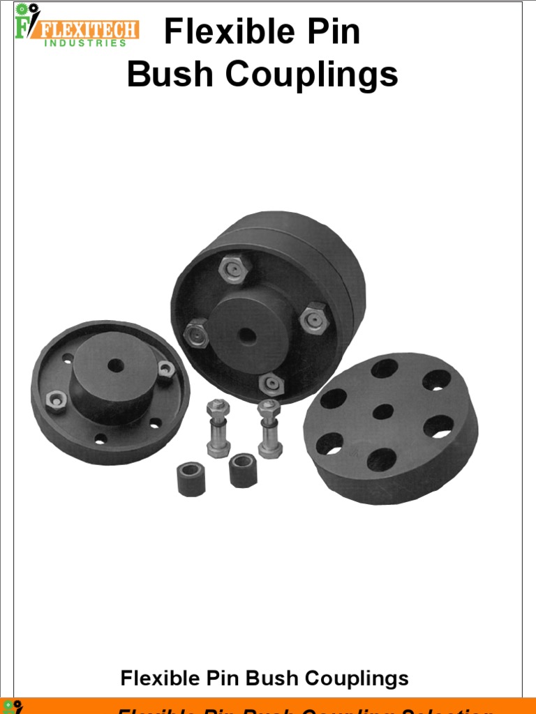 Flexible Pin Bush Couplings PDF Engines Machines
