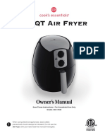 3.4 QT Air Fryer: Owner's Manual