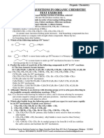 Reasoning Questions in Organic Chemistry Text Exercise