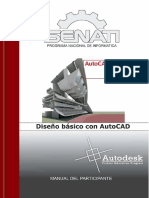 AutoCAD Diseño Básico Con AutoCAD SENATI