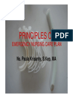 Principles of Principles Of: Emergency Nursing Care Plan Emergency Nursing Care Plan