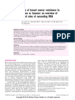 2015 Mecanismos de Resistencia a Cancer de Mama Antraciclinas y Taxanos