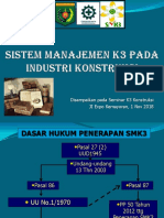 1.3 Naker - SMK3 Industri Konstruksi