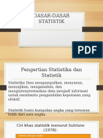 Dasar Dasar Statistik