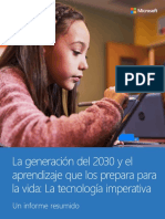 La preparación de la generación 2030: el aprendizaje imperativo