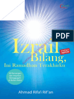 Izrail Bilang Ini Ramadhan Terakhirku-1