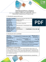 Guía de Actividades y Rubrica de Evaluacion - Fase 6 - Desarrollar Evaluación Por Proyecto POA