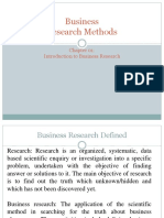 Business Research Methods Chapter