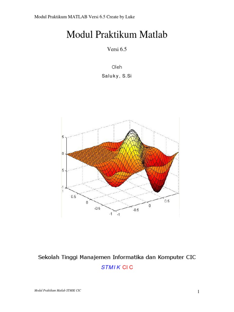 Modul Matlab PDF | PDF