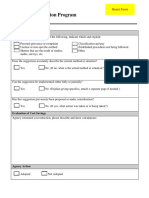Employee Suggestion Evaluation Form