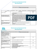 Discovery & Learning Risk Assessment