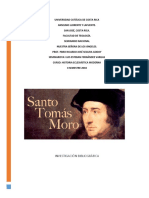 Investigación Bibliográfica Santo Tomás Moro