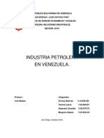 Trabajo Industria Petrolera Ujap