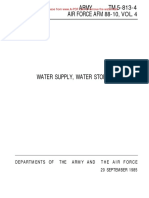 1985 Us Army Water Supply Water Storage 19p