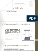 Circuito híbrido telefónico