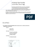 Yacimientos tipo Kuroko en el Perú: Cu-Zn-Pb+/-Au+/-Ag en secuencias volcánicas del Cretácico