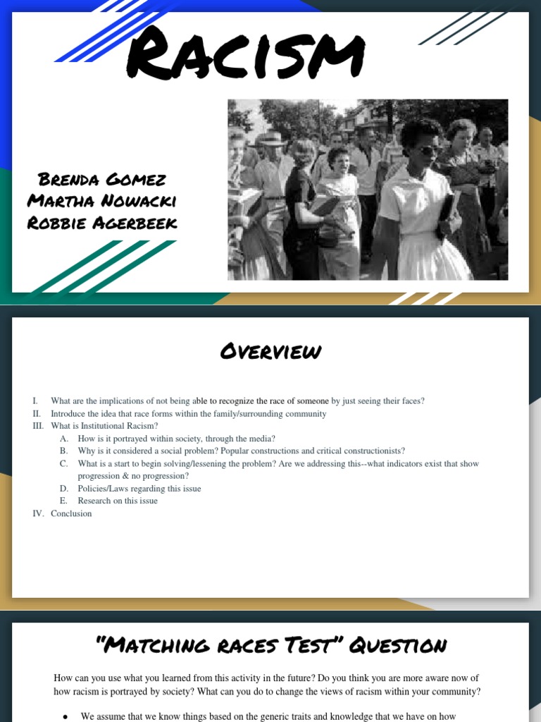 Racism | PDF | Racism | Discrimination & Race Relations