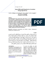 Integro-differential Equation in a Lorentzian Energy Case