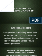 Assessing Student Learning Outcomes