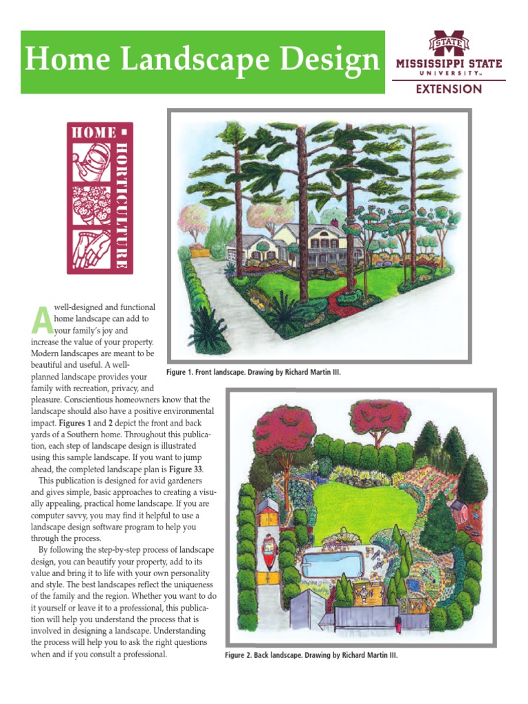 Home Landscape Design | PDF | Wound | Gardens