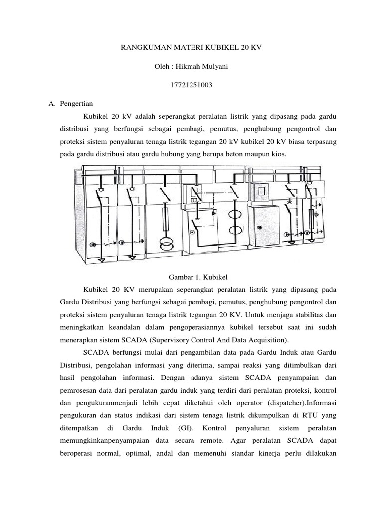 Rangkuman Materi Kubikel 20 Kv Pdf