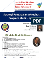 Strategi Pencapaian Akreditasi Program Studi Unggul Budi Setiawan