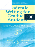 [Michigan Series in English for Academic & Professional Purposes] John M. Swales, Christine B. Feak - Academic Writing for Graduate Students_ Essential Tasks and Skills (2012, University of Michigan Press).pdf