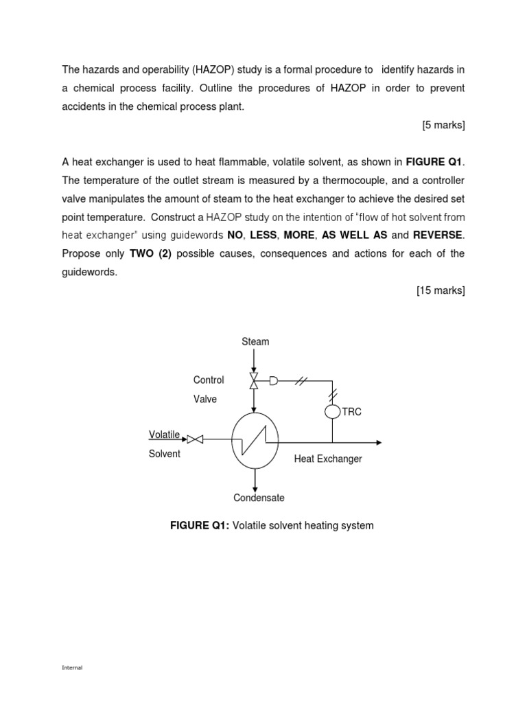 HAZOP Project | PDF
