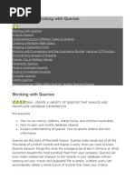 Download MS Access - Working With Queries by bogsbest SN3948615 doc pdf