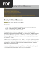 Download MS Access - Creating Relational Databases by bogsbest SN3948628 doc pdf
