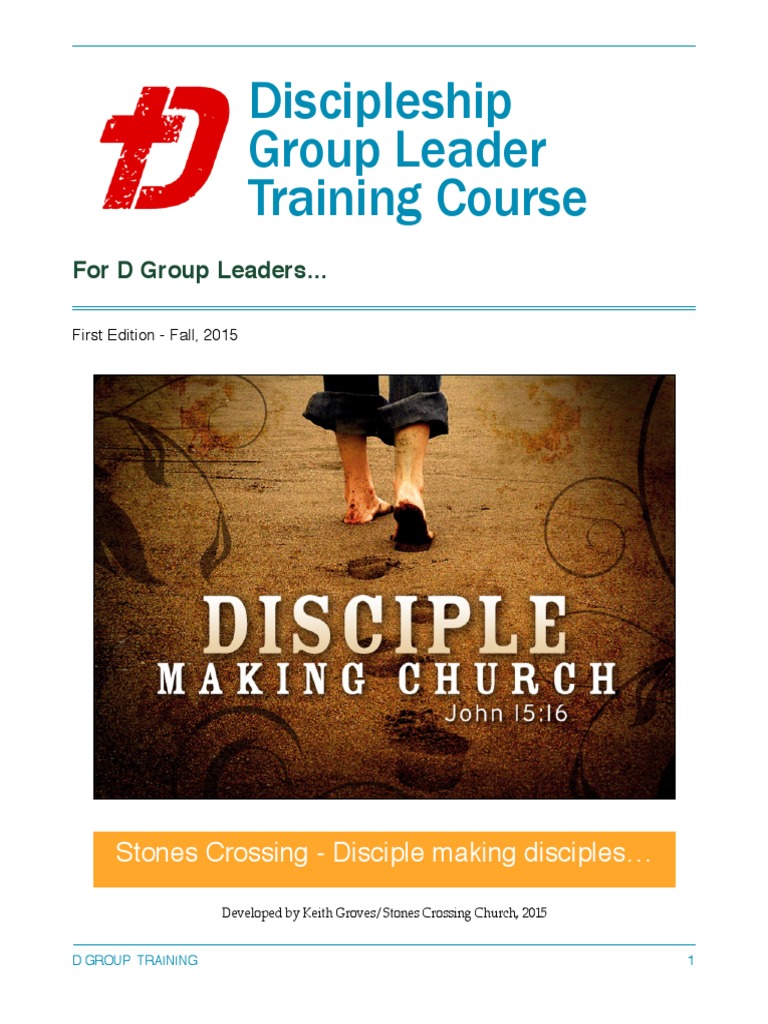 Discipleship Training Manual Pdf Disciple Christianity Grace In Christianity