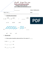 Math Worksheet