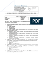 Form M.5 Lembar Kuisioner Evaluasi Pelaksanaan KKN - PPM