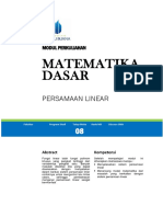 Pertemuan 8 Matematika Dasar