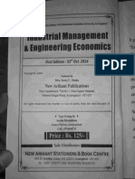 Industrial Management & Engineering Economics