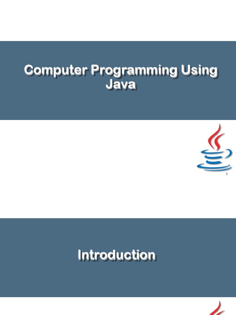 Introduction To Java | PDF | Java Virtual Machine | Java (Programming ...
