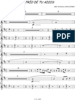 El Frio de Tu Adios - Sax Tenor PDF