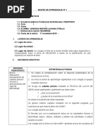 Sesión de Aprendizaje Ira