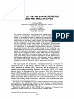 fTHE VALIDITY OF THE JOB CHARACTERISTICS MODEL-ried1987 PDF